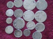 серебрянные монеты с дырочками от манисты 